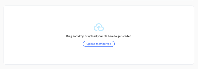 Uploading your member data