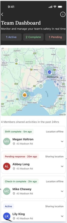 activities dash